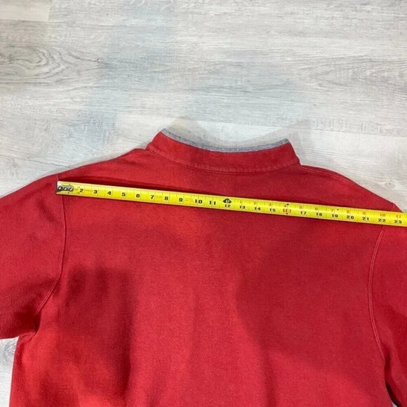RARE Cypress Point Golf Club Pullover Men's 1/4 Zip Sweater Salmon Size XL - Picture 11 of 16